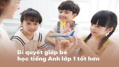  Học Tiếng Anh Lớp 1