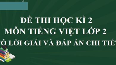 Đề Thi Học Kỳ 2 Lớp 1 Môn Tiếng Việt